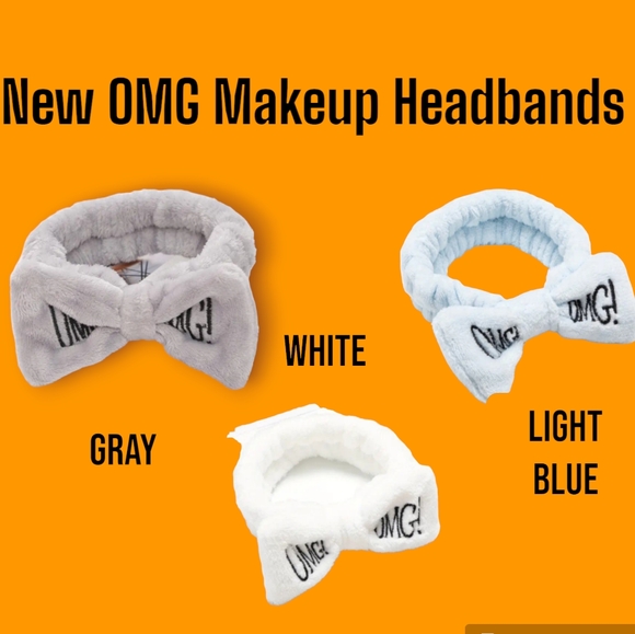 Soft & Fluffy "OMG" Hair Headband With Bow - Picture 9 of 10